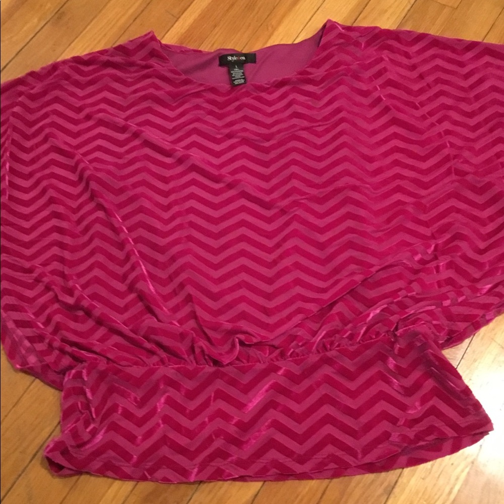 Style & Co. Fushia Top